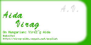 aida virag business card